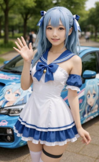 レイヤーと痛車