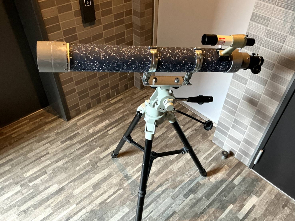 塩ビパイプ工作望遠鏡